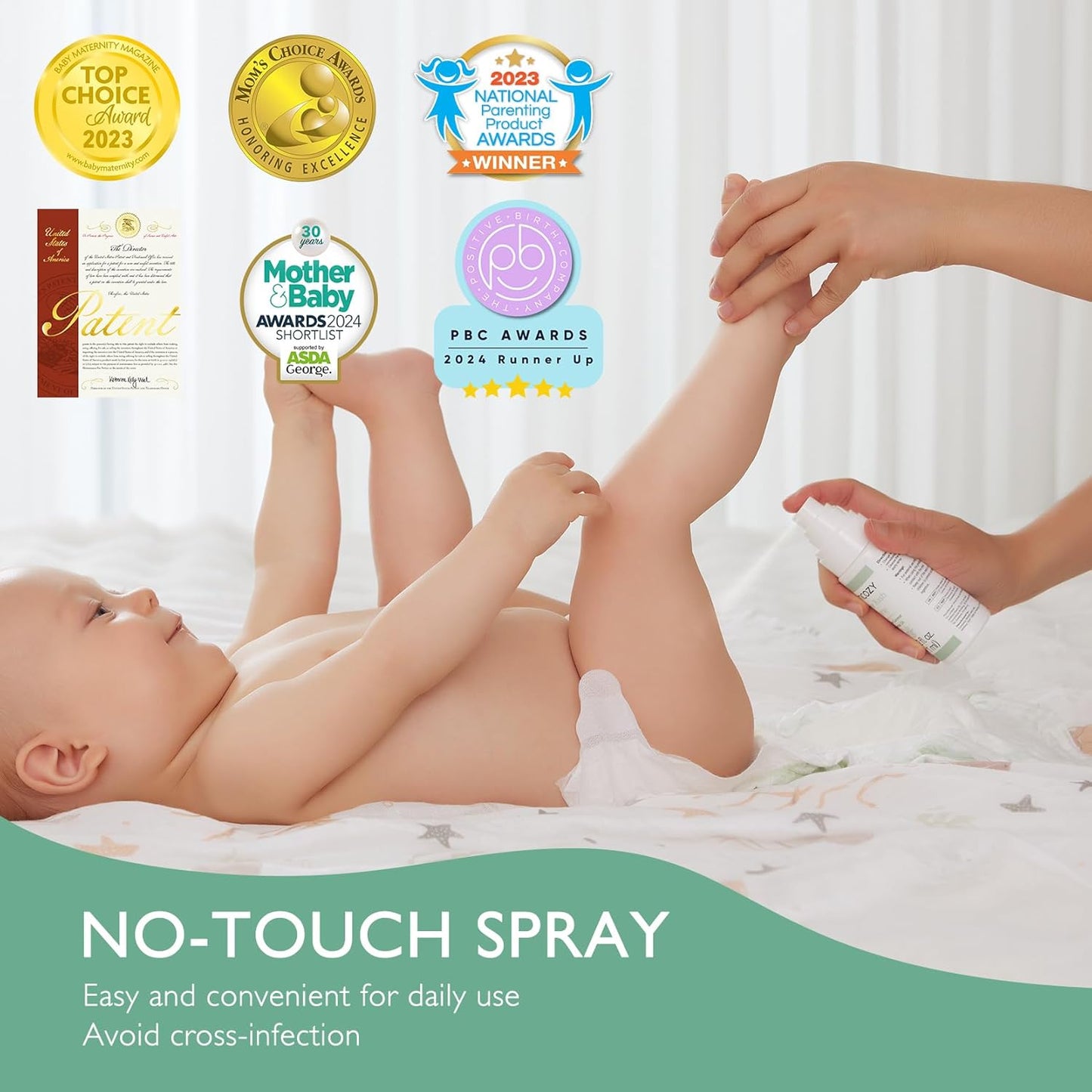 Momcozy Baby Diaper Rash Cream Spray