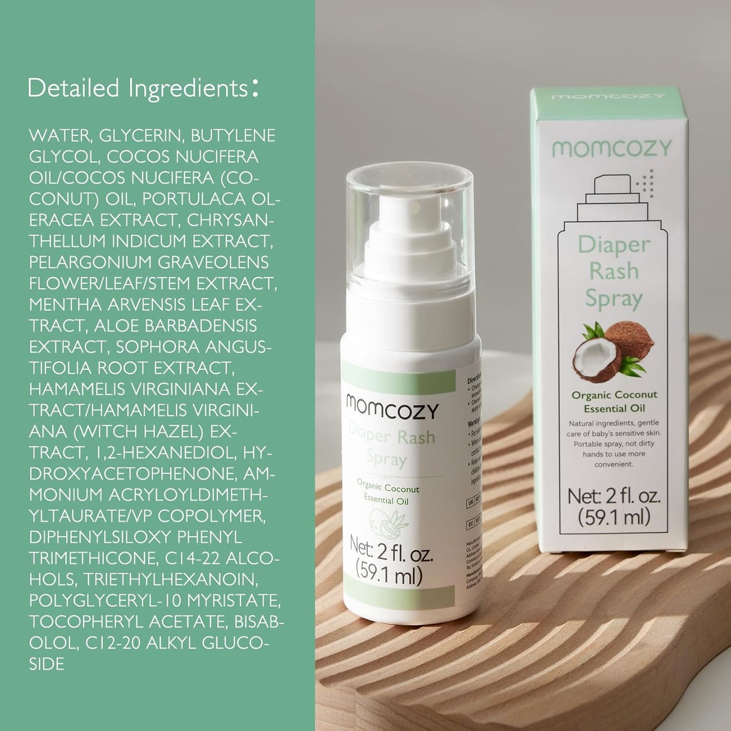 Momcozy Baby Diaper Rash Cream Spray