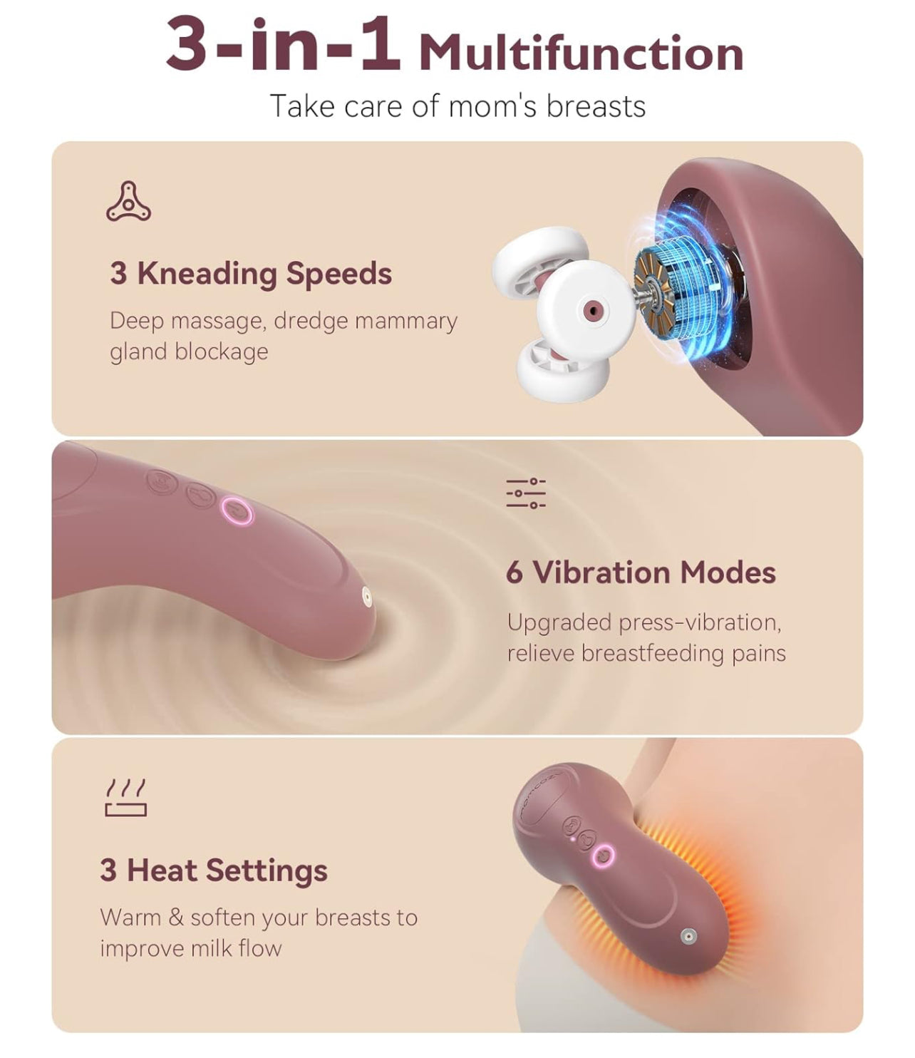 Momcozy Kneading Lactation Massager