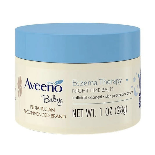 Aveeno Baby Eczema Therapy Nighttime Balm with Colloidal Oatmeal - Travel Size / 28 grams