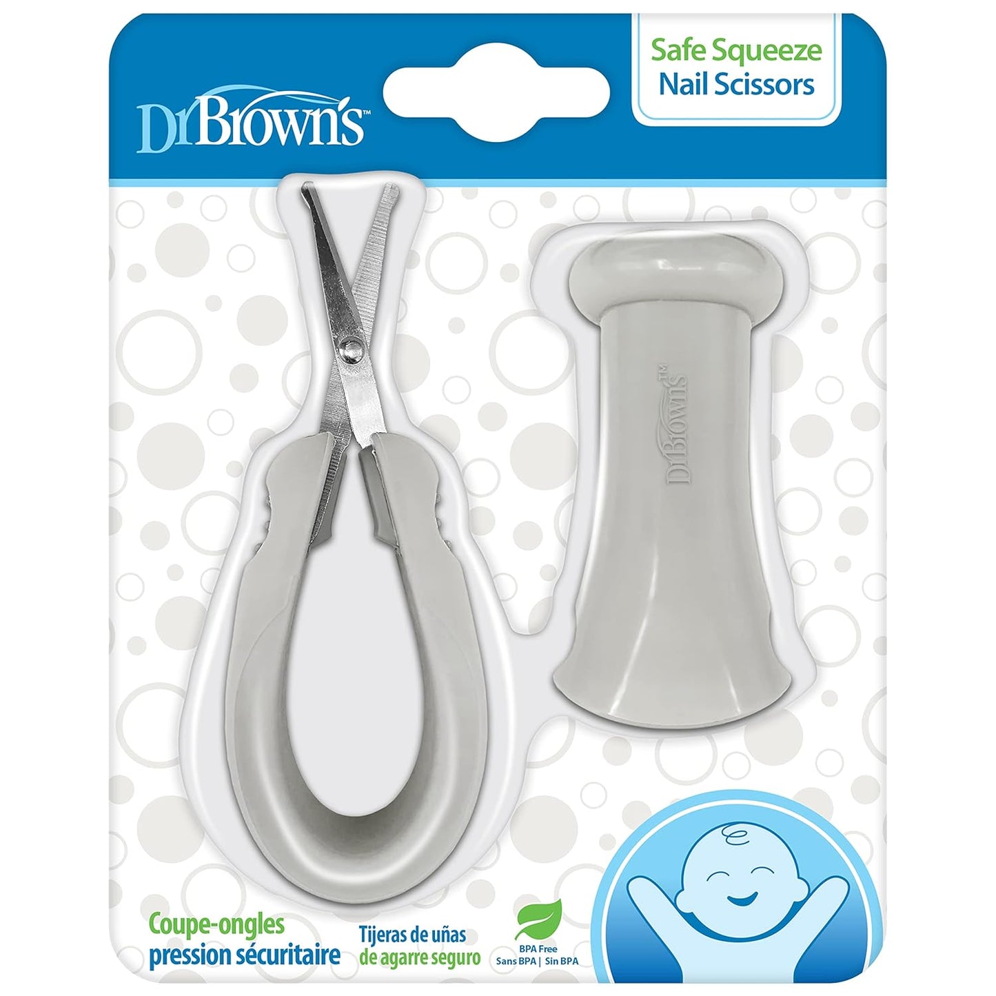 Dr. Brown's Safe Squeeze Nail Scissors