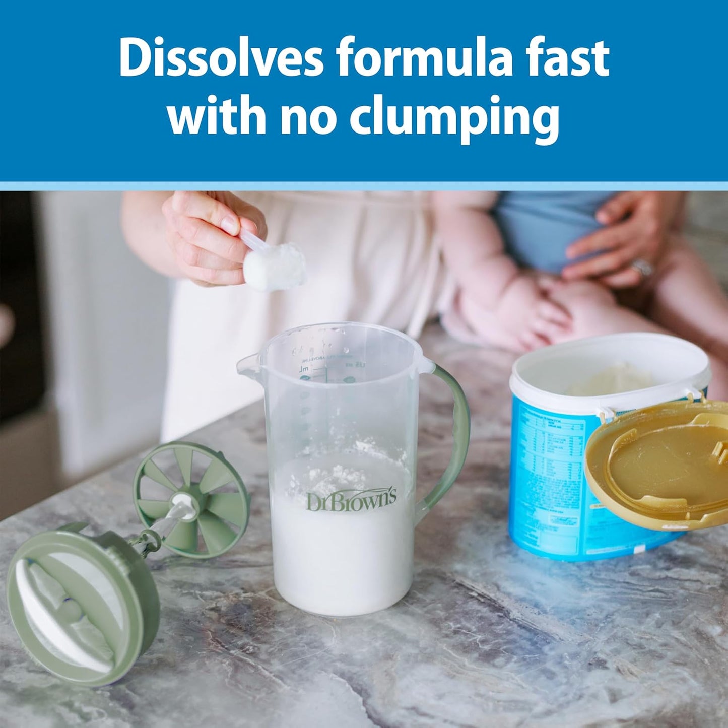 Dr Brown's Baby Formula Pitcher (Teal)