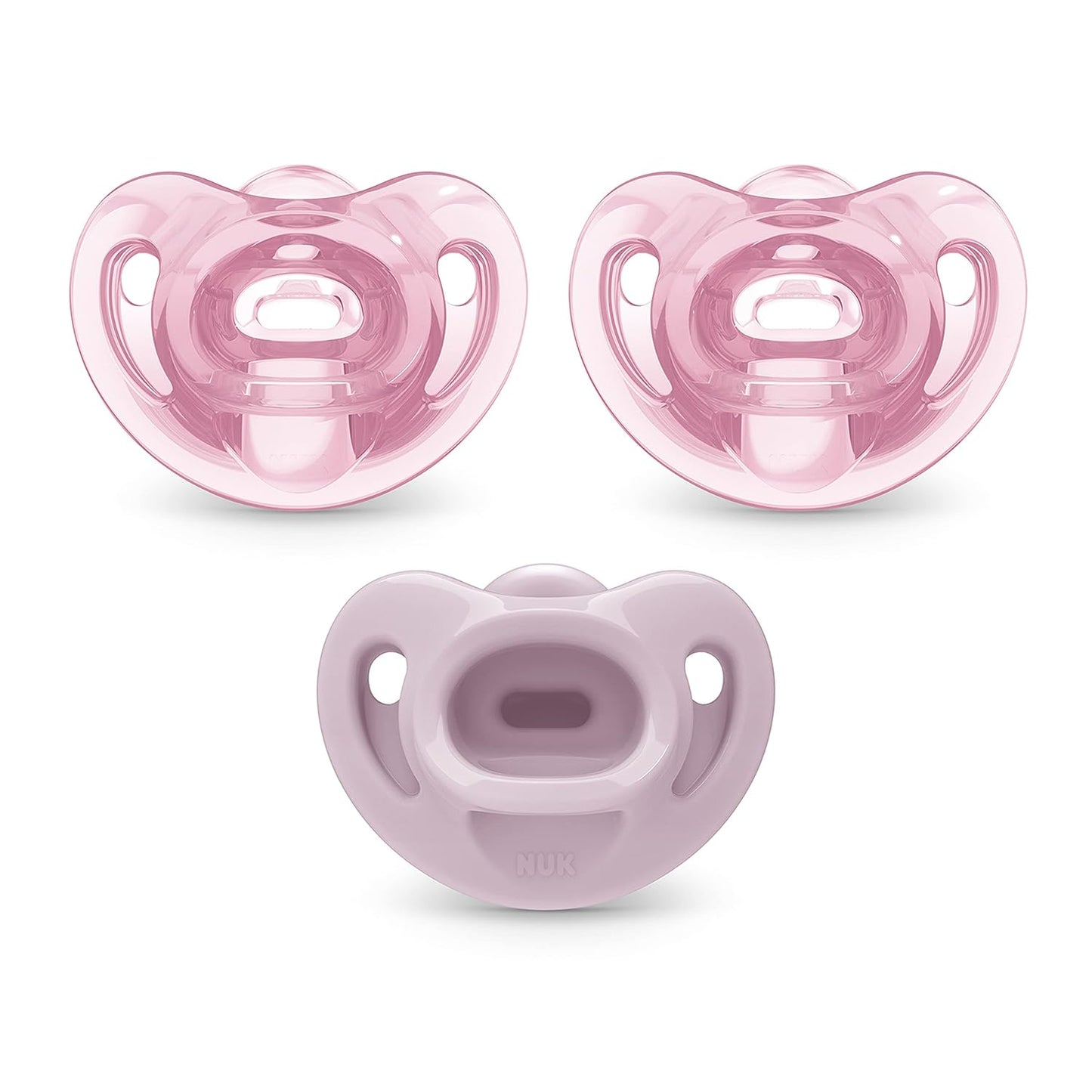 NUK Comfy Orthodontic Pacifiers, 0-6 Months, 3 count